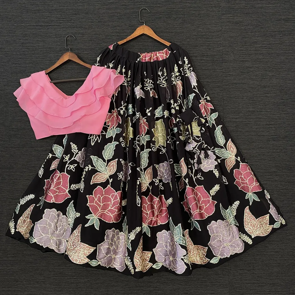 Stylish Kids Girls Lehenga Blouse for Party wear. 